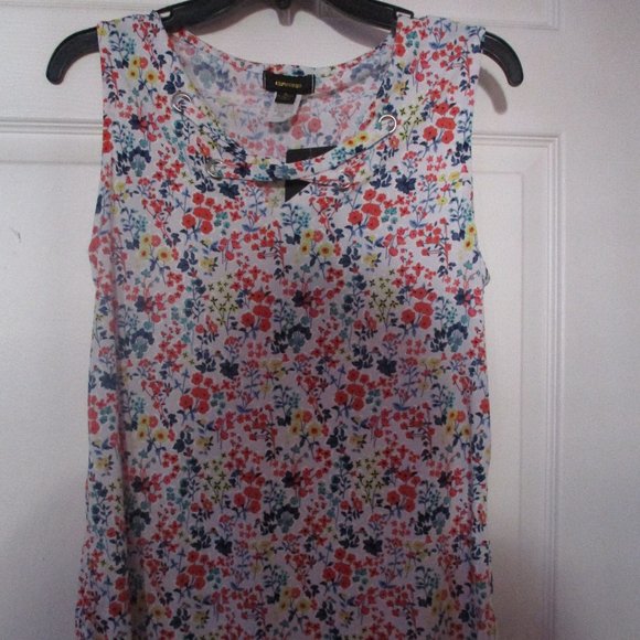 Espresso Sleeveless Blouse size Small - Picture 1 of 8